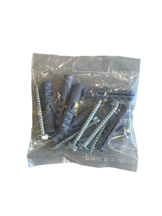 Basis set schroeven met pluggen voor stenen muur.