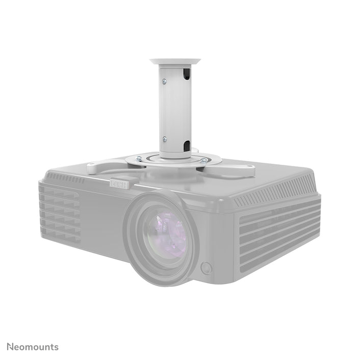 Neomounts Beamer-C80 wit is een universele plafondsteun voor Beamers en projectoren.
