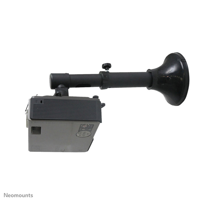 Neomounts Beamer-W050 zwart is een universele wandsteun voor Beamers en projectoren.