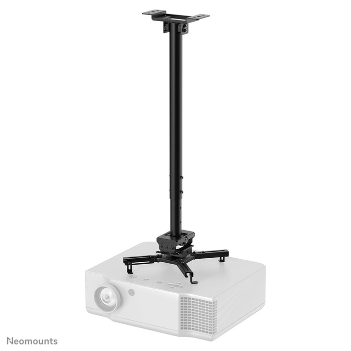 Neomounts CL25-550BL1 universele projector plafondsteun, hoogteverstelbaar (74,5-114,5 cm) - Zwart