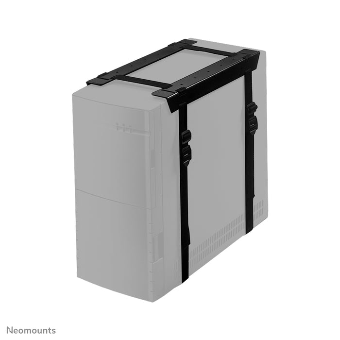 Neomounts CPU-D025 zwart is een steun waarmee u een PC of thin client aan het bureau bevestigt.