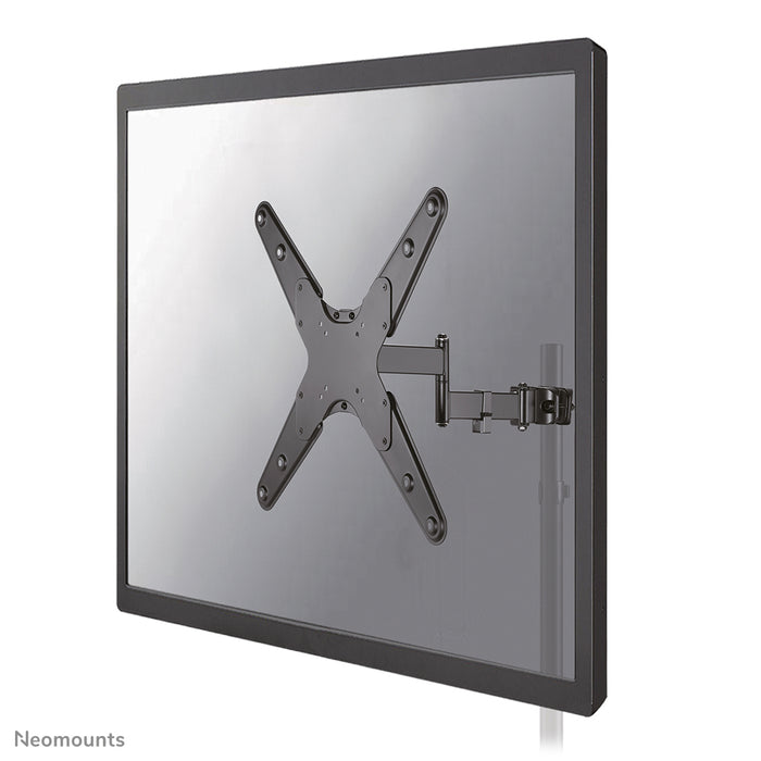 Neomounts FL40-450BL14 full motion TV-paalsteun (Ø28-50 mm) voor 32-55 inch schermen - Zwart