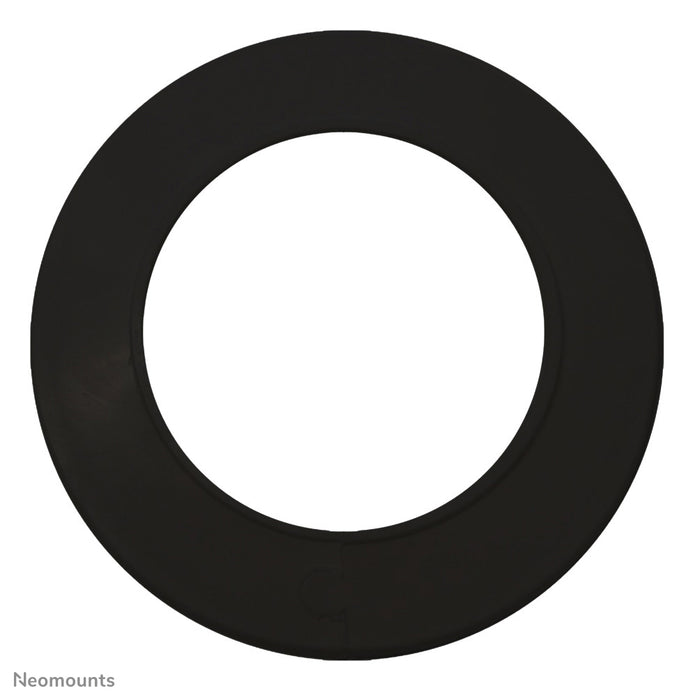 Neomounts FPMA-CRB6 is een zwarte afdekrozet voor de flatscreen plafondsteunen Neomounts FPMA-C200 zwart / Neomounts FPMA-C400 zwart en PLASMA-C100 zwart.