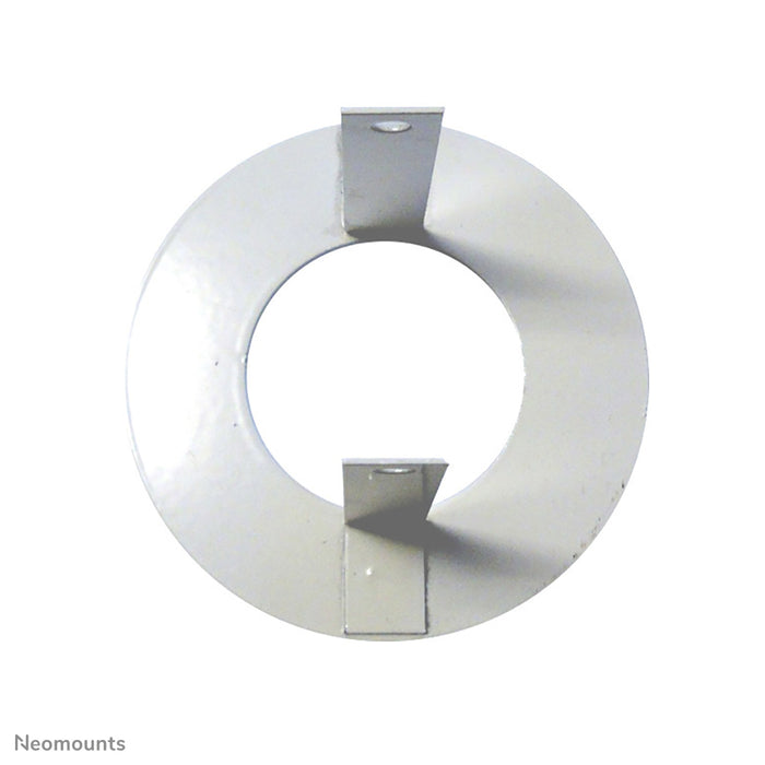 Neomounts FPMA-CRW5 is een witte afdekrozet voor de flatscreen plafondsteunen Neomounts FPMA-C100 & C100 zilver.