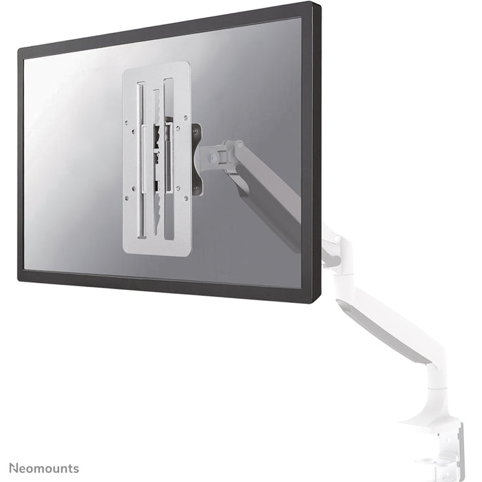 Neomounts FPMA-LIFT100 is een adapter die trapsgewijze hoogteverstelling toestaat op VESA 75/100 steunen.