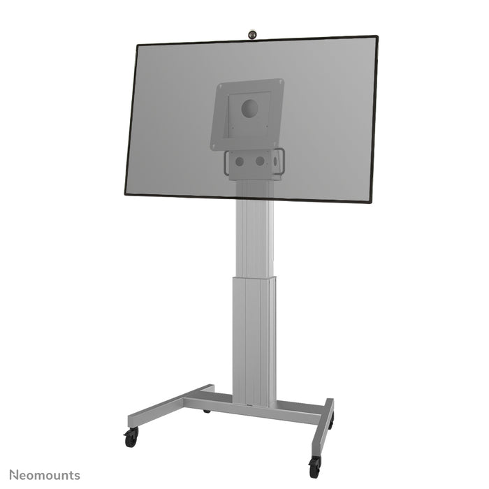 Neomounts NM-HUB2LIFT zilver mobiele gemotoriseerde trolley voor 50 inch Microsoft Hub 2S(X), in hoogte verstelbaar - Zwart