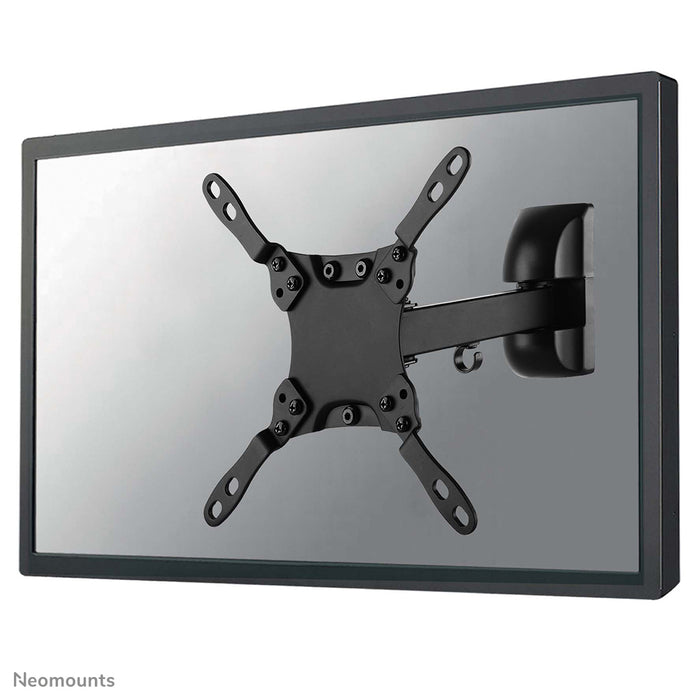 Neomounts NM-W115 zwart is een kantel- en draaibare wandsteun met 1 draaipunt voor flat screens t/m 32 inch (81 cm).