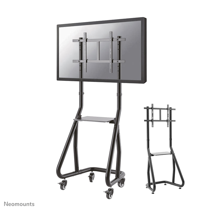 Neomounts NS-M3600black is een verrijdbaar meubel voor flat screens t/m 80 inch (203 cm).