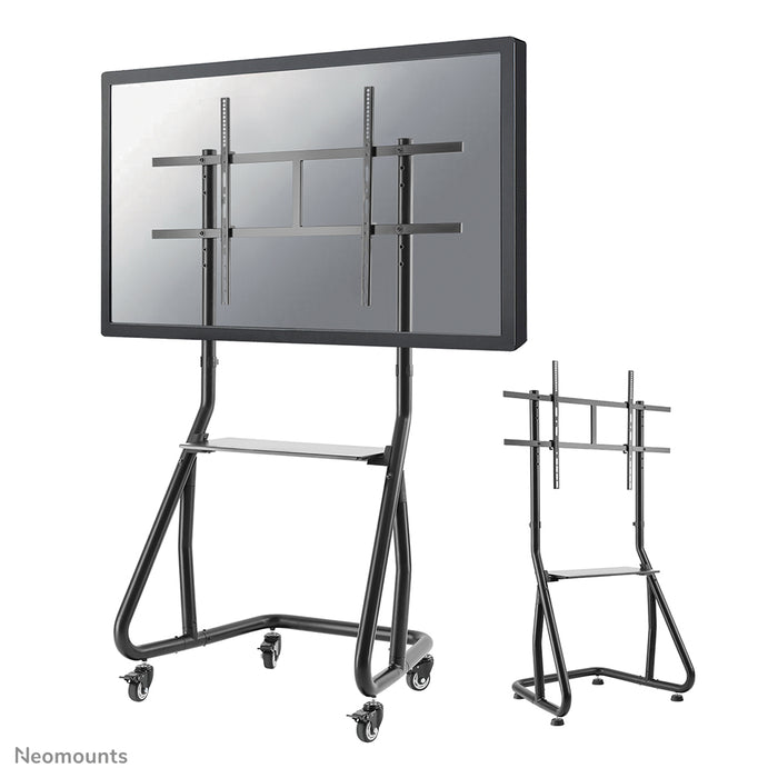 Neomounts NS-M3800 zwart is een verrijdbaar meubel voor flat screens t/m 100 inch (254 cm).
