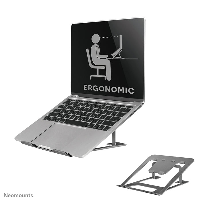Neomounts opvouwbare laptop standaard - Grijs