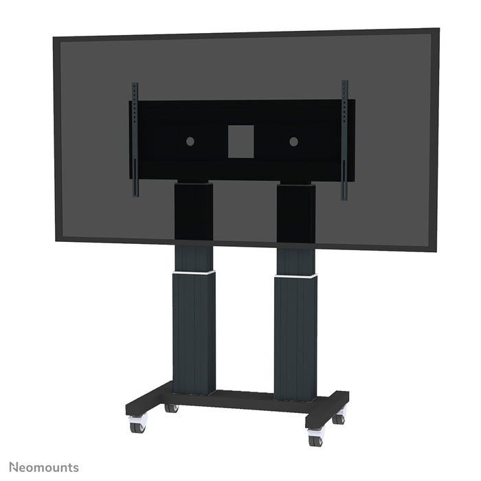 Neomounts PLASMA-M2600black is een elektrisch in hoogte verstelbare trolley voor flat screens t/m 120 inch (305 cm).