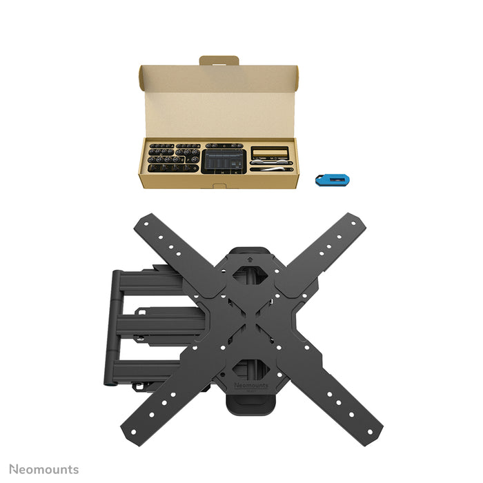 Neomounts WL40S-850BL14 full motion wandsteun voor 32-65 inch schermen - Zwart