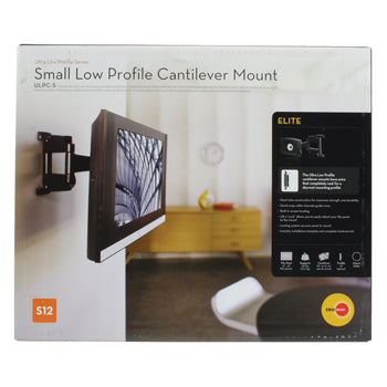 Ultra dunne tv muurbeugel voor schermen tot 32 inch. Draai- en kantelbaar