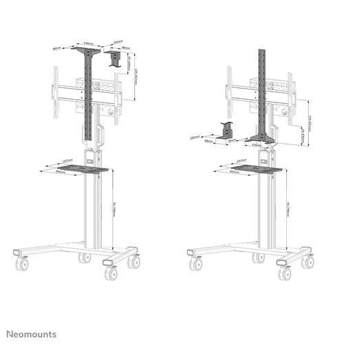 Neomounts Select videobar & multimedia kit AFLS-825BL1