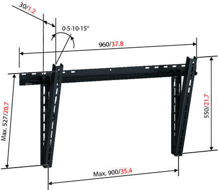 Vogels VFW 165 LCD/Plasma wandsteun