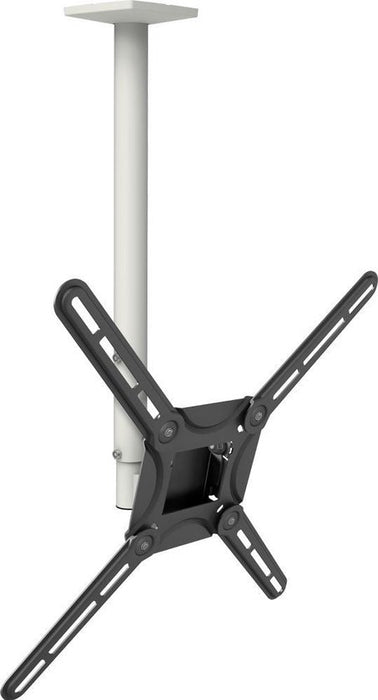 Barkan Mounts Witte Plafondbeugel 27 - 65 inch |Hoogste instelbaar |Draai- en kantelbaar |VESA 400x400 |Universeel