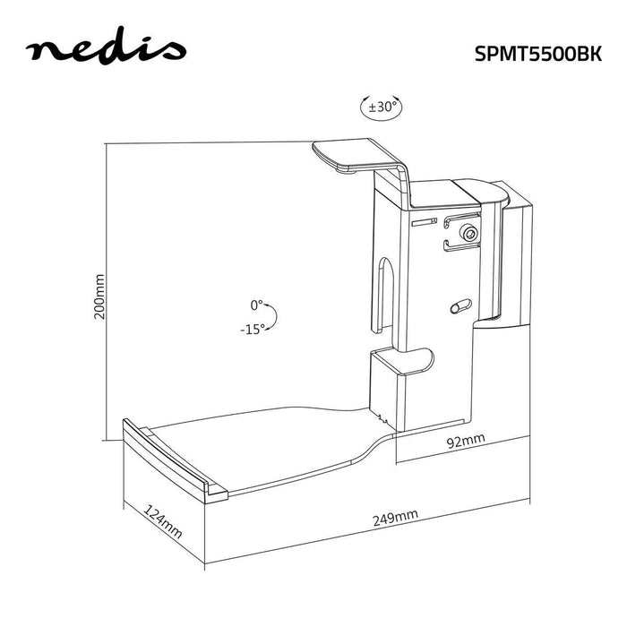 Luidspreker Muurbeugel | Sonos® PLAY:5-Gen2? | Kantel- en zwenkbaar | Max. 7 kg