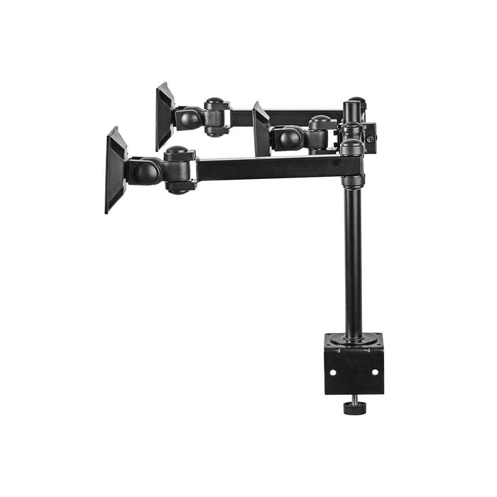 Ergonomische Monitorbeugel | Drie Monitor-Armen | Draai- en Kantelbaar | Zwart