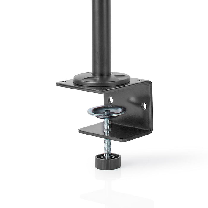 Ergonomische Monitorbeugel | Drie Monitor-Armen | Draai- en Kantelbaar | Zwart