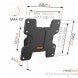 Vogels WALL 2115 kantelbare tv muurbeugel tot 37 inch