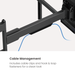 Wolff Mount Ultra Heavy Duty muurbeugel voor Samsung tot 140 inch – kabelgeleiding