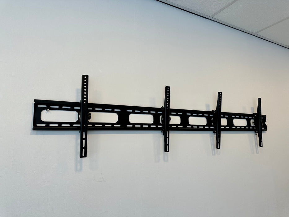 Wolff Mount Dubbele Kantelbare TV Muurbeugel Counter rail voor voetbalclubs of cafetaria's |Kantelbaar