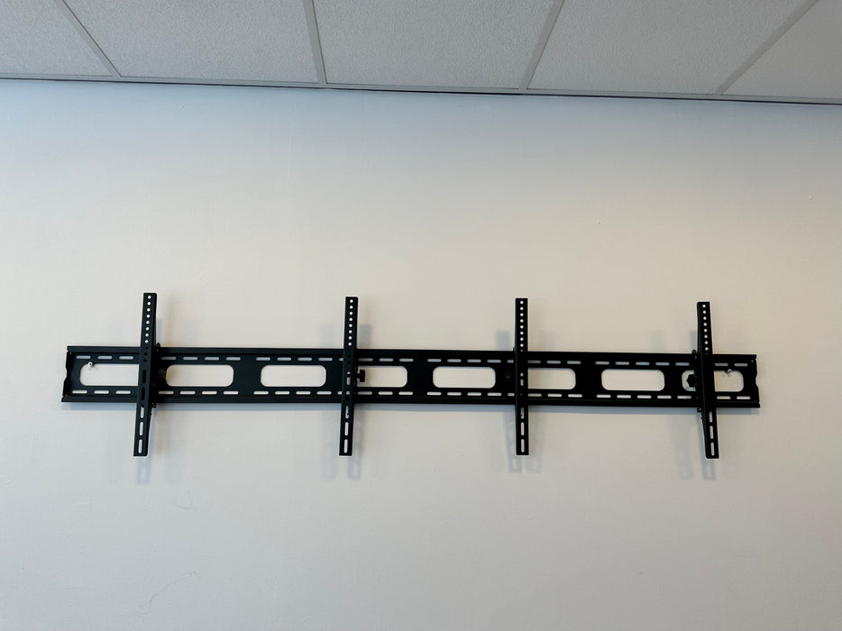 Wolff Mount Dubbele Kantelbare TV Muurbeugel Counter rail voor voetbalclubs of cafetaria's |Kantelbaar