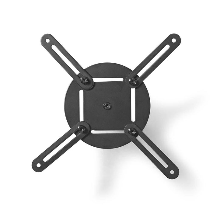 Plafondbeugel voor Projector | 360° Draaibaar | Max. 10 kg | Afstand tot de Muur van 130 mm | Zwart