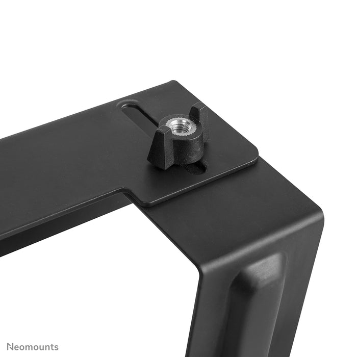 Neomounts AWL-450BL is een universele, in diepte verstelbare (4,7-7,6 cm) mediaspeler houder - Zwart