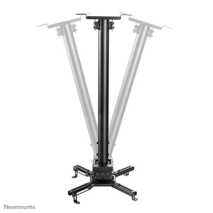 Neomounts CL25-540BL1 universele projector plafondsteun, hoogteverstelbaar (60,5-90,5 cm) - Zwart