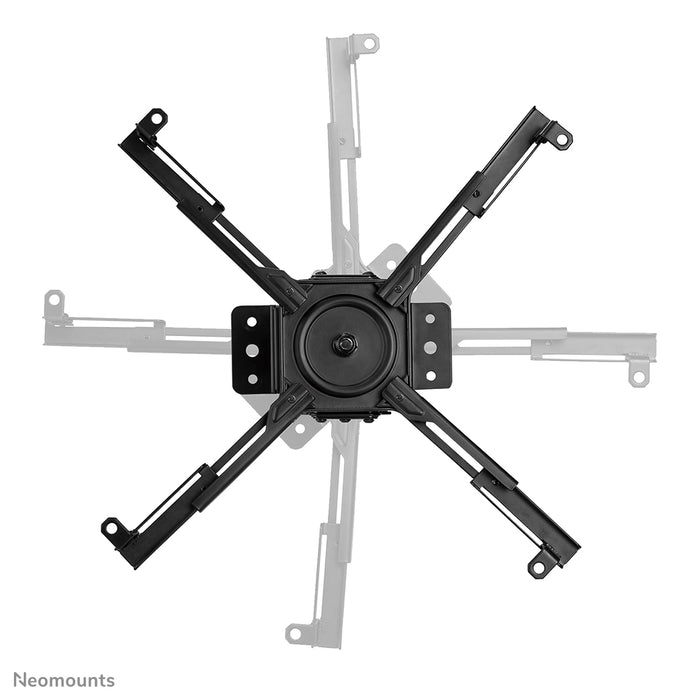Neomounts CL25-540BL1 universele projector plafondsteun, hoogteverstelbaar (60,5-90,5 cm) - Zwart