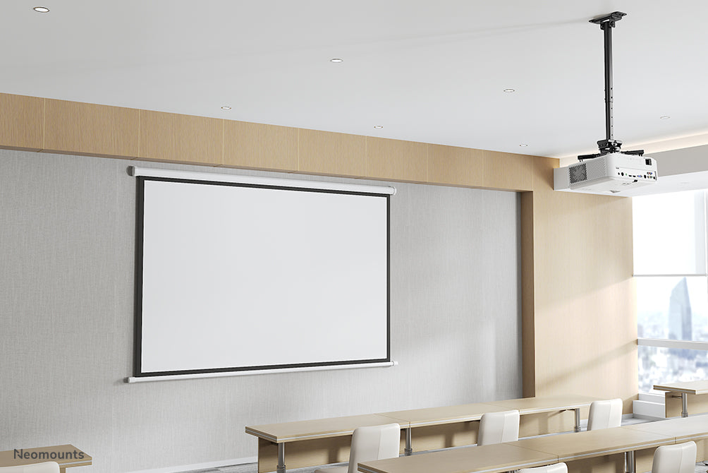 Neomounts CL25-540BL1 universele projector plafondsteun, hoogteverstelbaar (60,5-90,5 cm) - Zwart