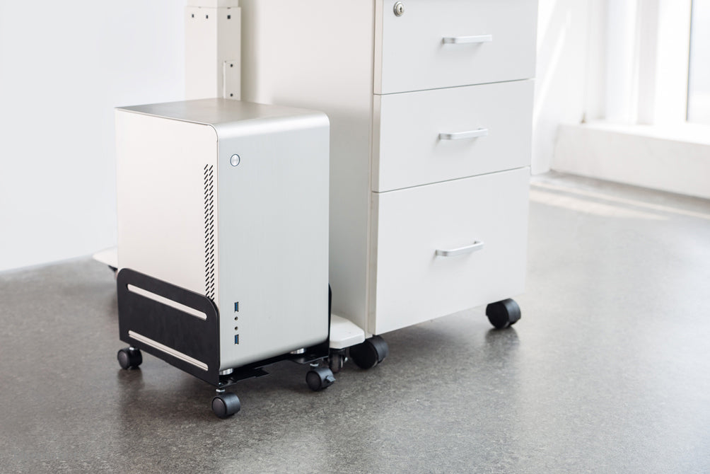 Neomounts CPU-M100 zwart is een verrijdbare steun voor uw PC.