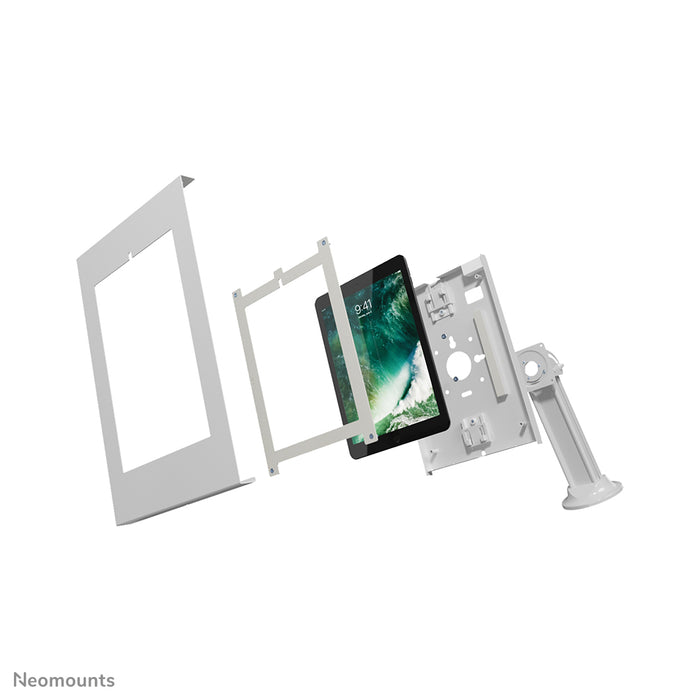 Neomounts DS15-640WH1 roteerbare tafelblad tablethouder voor 9,7-11 inch tablets - Wit