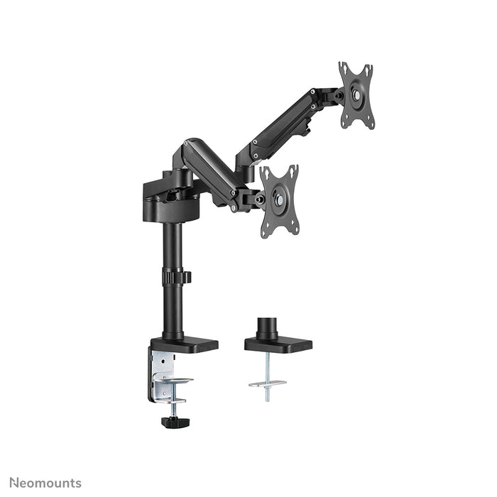 Neomounts DS70-750BL2 full motion monitor bureausteun voor 17-27 inch schermen - Zwart