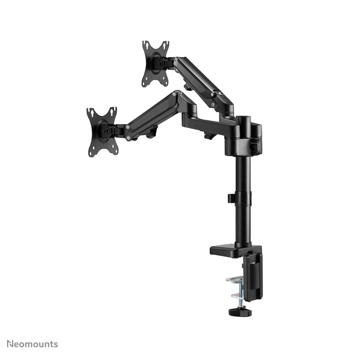 Neomounts DS70-750BL2 full motion monitor bureausteun voor 17-27 inch schermen - Zwart