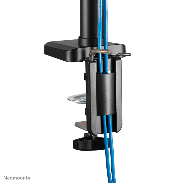 Neomounts DS70-750BL2 full motion monitor bureausteun voor 17-27 inch schermen - Zwart
