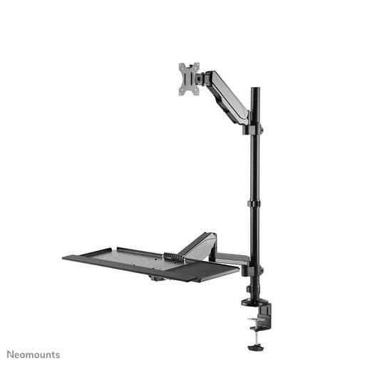 Neomounts DS90-325BL1 Zit-sta werkstation bureau 17-32" - gasveer – detailaanzicht 2