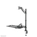 Neomounts DS90-325BL1 Zit-sta werkstation bureau 17-32" - gasveer – detailaanzicht 2