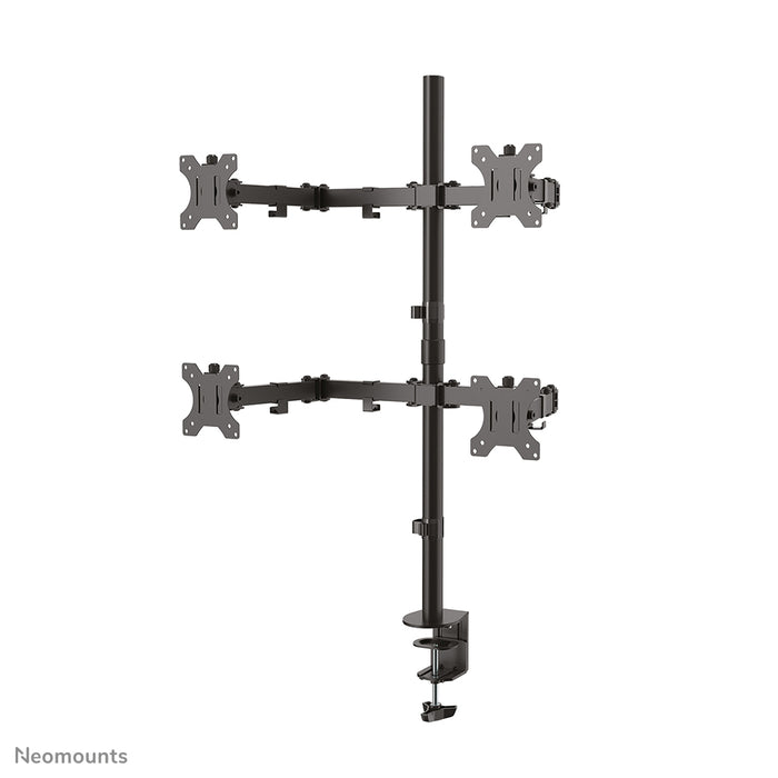 Neomounts FPMA-D550D4black full motion bureausteun voor 13-32 inch schermen - Zwart