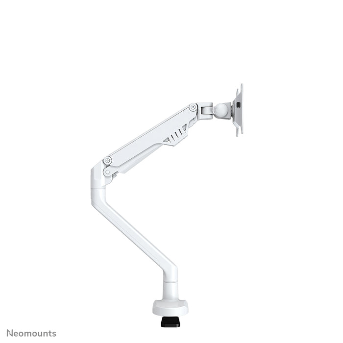 Neomounts FPMA-D750white2 is een bureausteun met gasveer voor flat screens t/m 32 inch (81 cm).