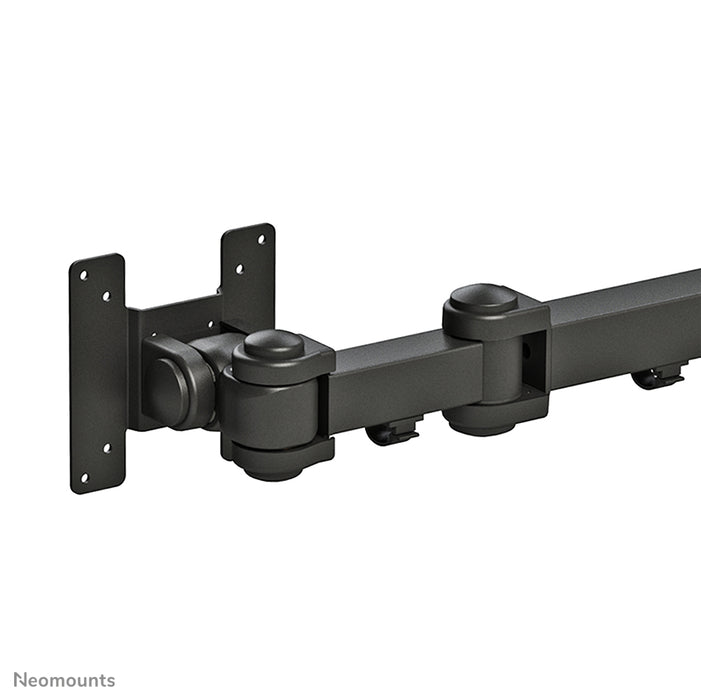 Neomounts FPMA-D960DG is een bureausteun voor 2 flat screens t/m 27 inch (69 cm).