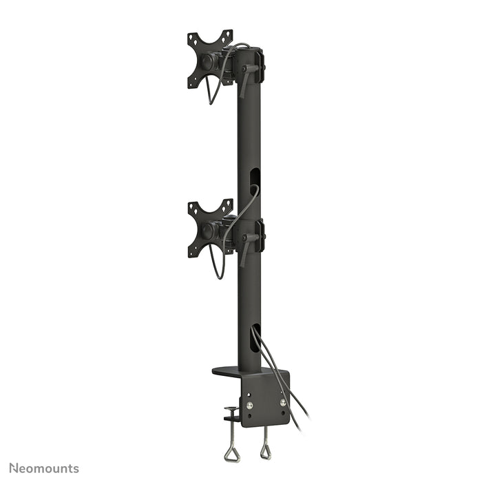 Neomounts FPMA-D960DV zwartPLUS is een bureausteun voor twee curved screens t/m 49 inch (124 cm) - Zwart