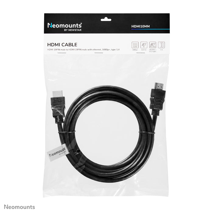 HDMI 1.4 kabel, High speed, HDMI 19 pins M/M, 3 meter
