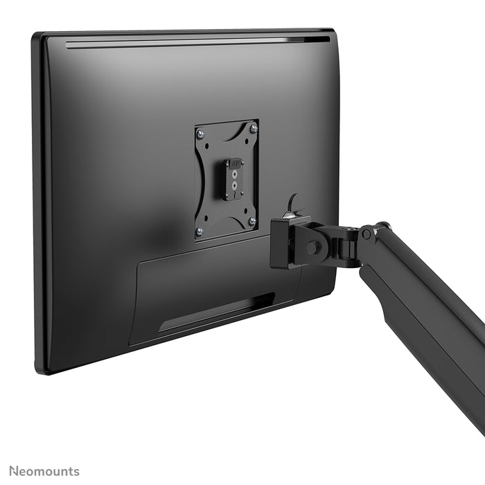 Neomounts NM-D750 zwart is een bureausteun met gasveer voor flat screens t/m 32 inch (82 cm).