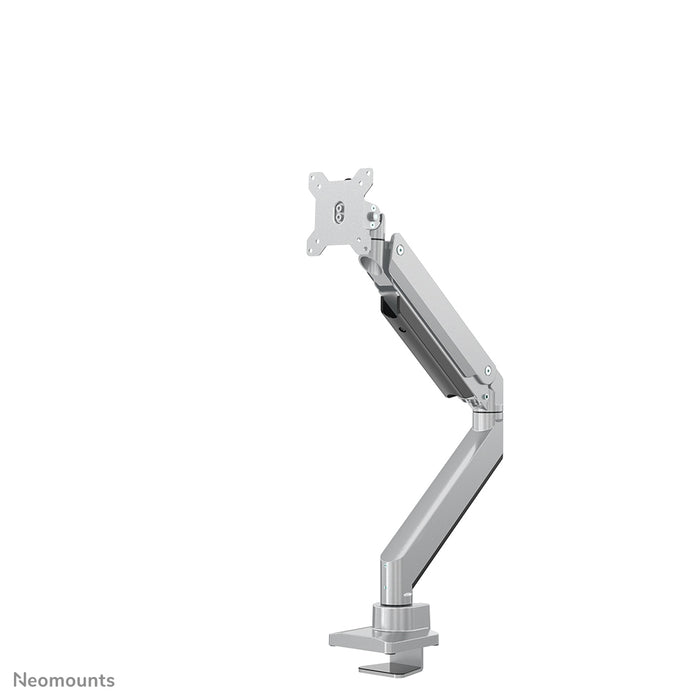 Neomounts NM-D775 zilver is een gasgeveerde bureausteun voor flat screens t/m 32 inch (81 cm) - Zilver