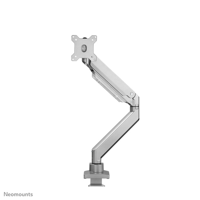 Neomounts NM-D775 zilver is een gasgeveerde bureausteun voor flat screens t/m 32 inch (81 cm) - Zilver