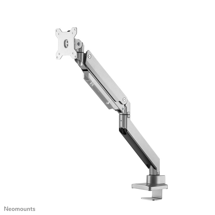 Neomounts NM-D775 zilver is een gasgeveerde bureausteun voor flat screens t/m 32 inch (81 cm) - Zilver
