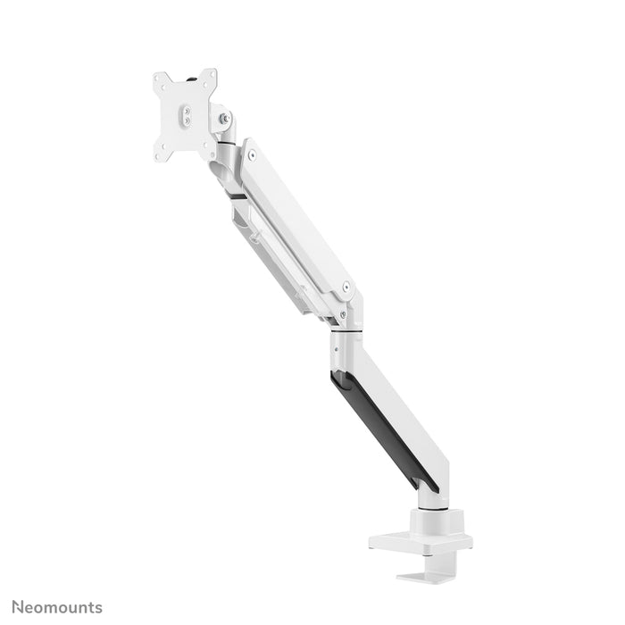 Neomounts NM-D775 wit is een gasgeveerde bureausteun voor flat screens t/m 32 inch (81 cm) - Wit