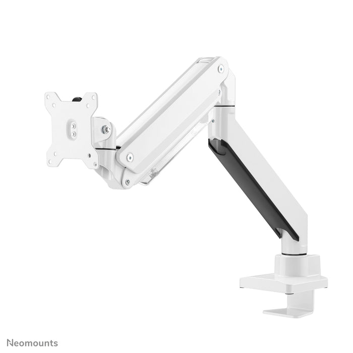 Neomounts NM-D775 wit is een gasgeveerde bureausteun voor flat screens t/m 32 inch (81 cm) - Wit